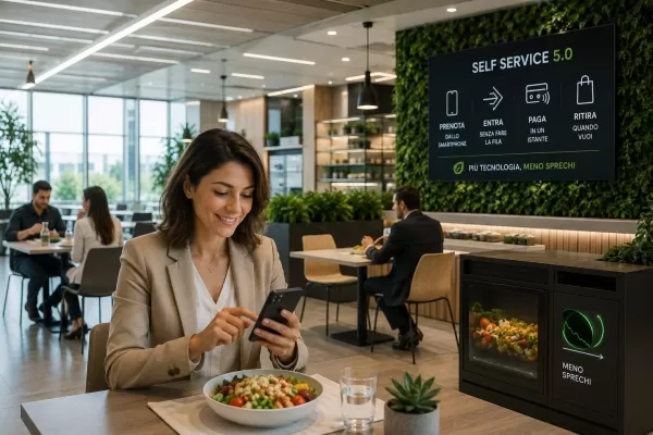 Tecnologia nelle mense collettive, Mensa self service 5.0 | Ristocloud